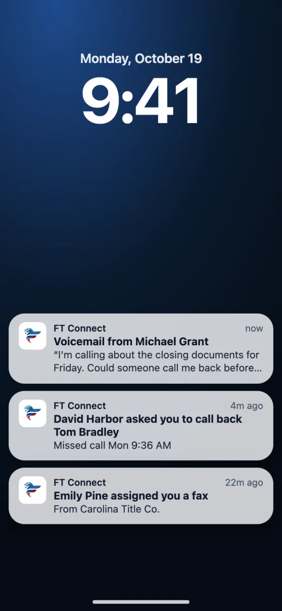 Connect notifications on a phone’s lock screen