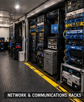 Network and communications equipment racks