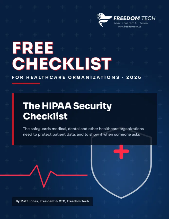 The HIPAA Security Checklist guide cover