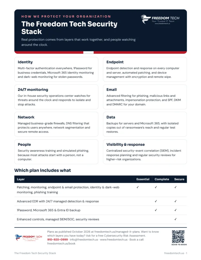 The Freedom Tech Security Stack guide cover