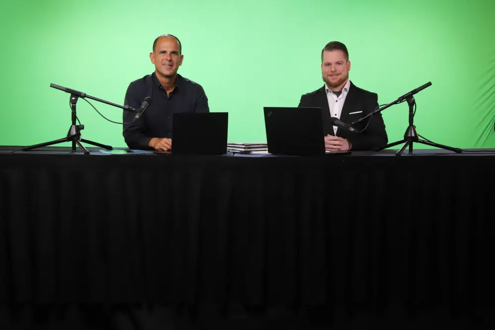 Matt Jones with Marcus Lemonis