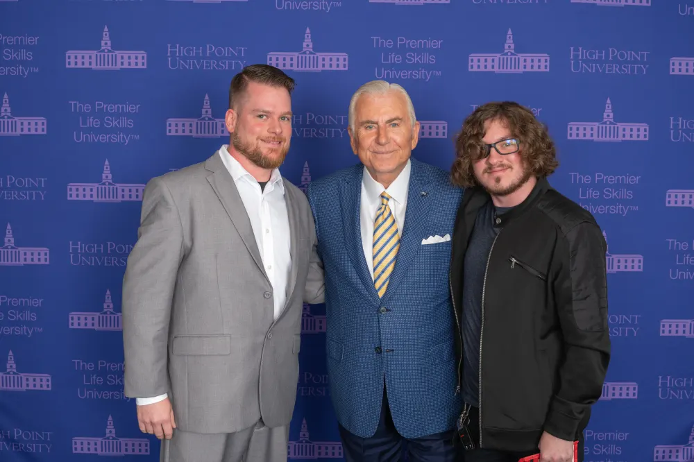 Matt Jones with Dr. Nido Qubein