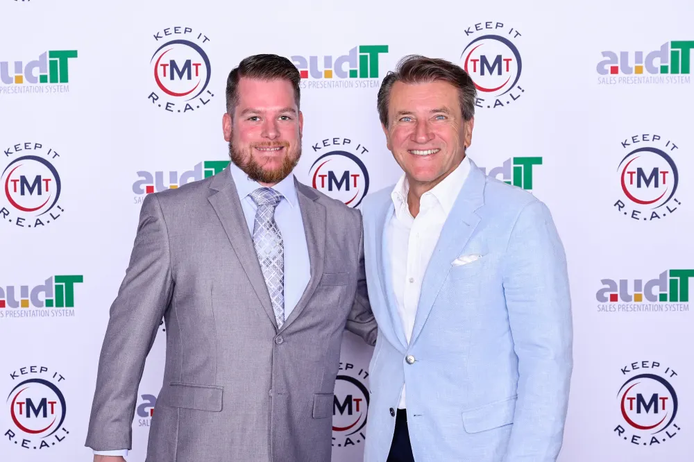 Matt Jones with Robert Herjavec