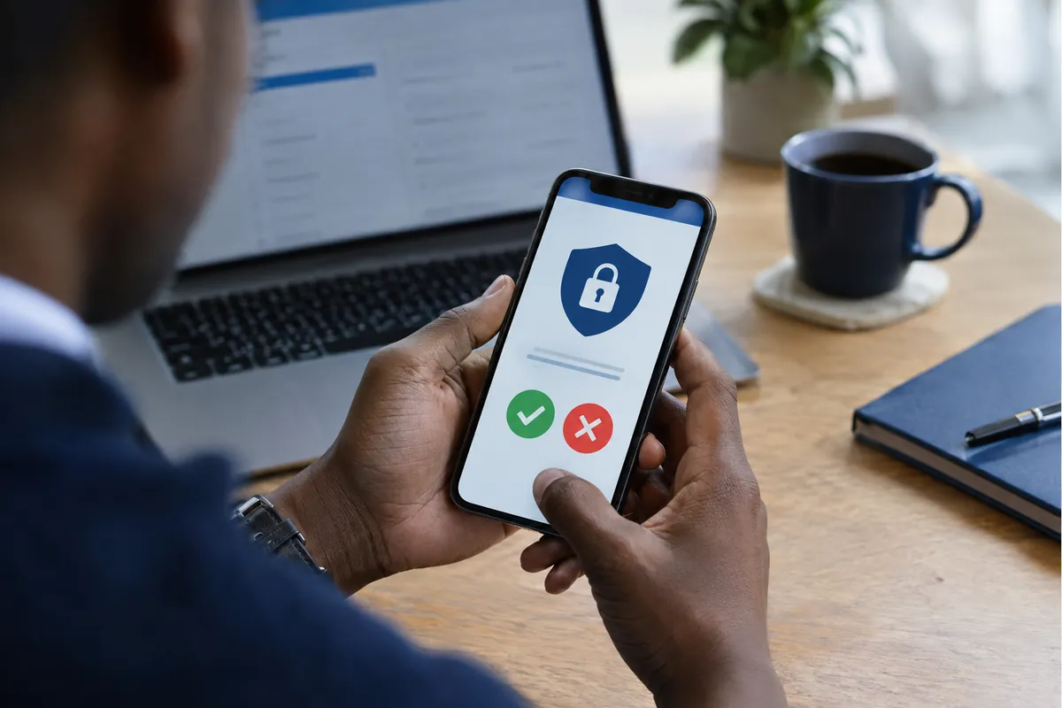 Approving a Microsoft 365 sign-in on a phone