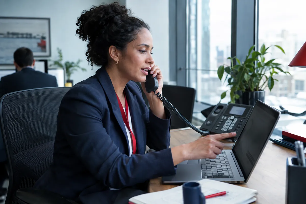Employee calling to report a suspicious email